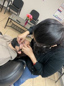 Eyebrow Tattoo result by Amiga Threading in San Antonio, TX
