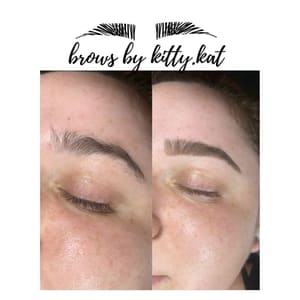 Eyebrow Tattoo result by Amla Esthetics in Long Beach, CA