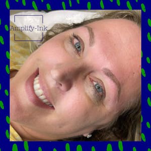 Eyebrow Tattoo result by Amplify Ink in Florence, AL