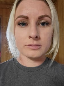 Eyebrow Tattoo result by Amy Jacobs Permanent Cosmetics in Lafayette, LA