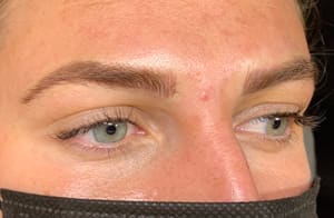 Eyebrow Tattoo result by Amy Kendall, Beauty Artist in Brooklyn, NY