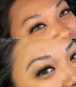 Eyebrow Tattoo result by Amzbrows Microblading in Napa, CA