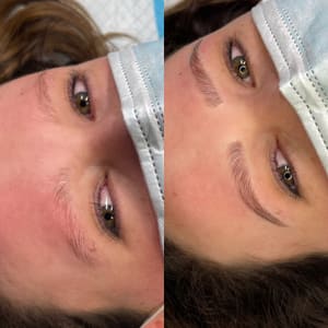 Eyebrow Tattoo result by Amzbrows Microblading in Napa, CA