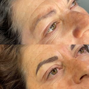 Eyebrow Tattoo result by Amzbrows Microblading in Napa, CA