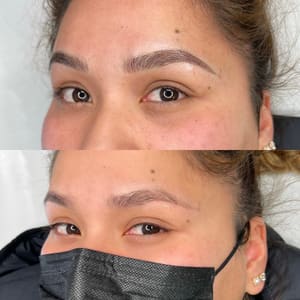 Eyebrow Tattoo result by Amzbrows Microblading in Napa, CA