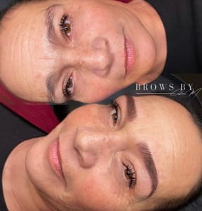 Eyebrow Tattoo result by Ana Cristina´s Beauty Lab in South Sioux City, NE