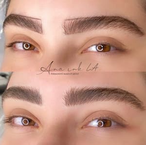 Eyebrow Tattoo result by Ana Ink LA in Glendale, CA