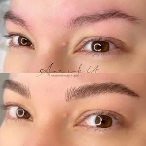 Eyebrow Tattoo result by Ana Ink LA in Glendale, CA