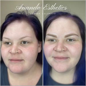 Eyebrow Tattoo result by Ananda Esthetics in Littleton, CO