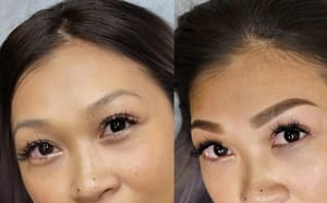 Eyebrow Tattoo result by Anano Beauty Studio in Tustin, CA
