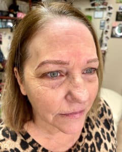 Eyebrow Tattoo result by Andie Brittaine Piercings & Permanent Makeup in Rochester, NY