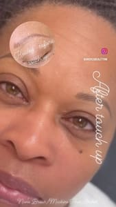 Eyebrow Tattoo result by Andrea Beauty Ink in Gulfport, FL
