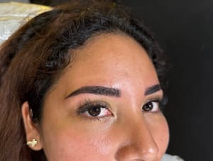 Eyebrow Tattoo result by Andrea Palafox Microblading in Dallas, TX