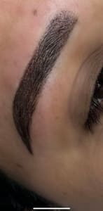 Eyebrow Tattoo result by Andrea Rojas Beauty in Newark, NJ