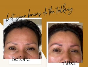 Eyebrow Tattoo result by Andreia’s Cosmetic Ink in Onalaska, WI