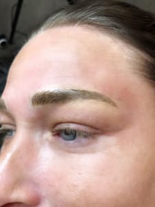 Eyebrow Tattoo result by Anew U Beauty & Co. in League City, TX
