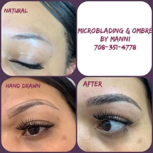 Eyebrow Tattoo result by Angel Enjoy Microblading Permanent Makeup in Hinsdale, IL