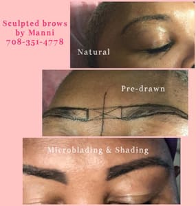 Eyebrow Tattoo result by Angel Enjoy Microblading Permanent Makeup in Hinsdale, IL