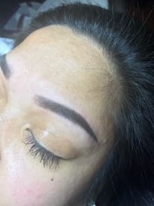 Eyebrow Tattoo result by Angel Enjoy Microblading Permanent Makeup in Hinsdale, IL