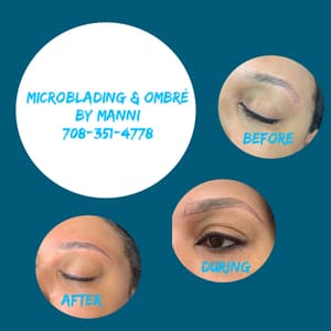 Eyebrow Tattoo result by Angel Enjoy Microblading Permanent Makeup in Hinsdale, IL
