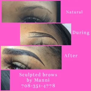 Eyebrow Tattoo result by Angel Enjoy Microblading Permanent Makeup in Hinsdale, IL