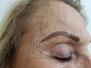 Eyebrow Tattoo result by Angel's Permanent Makeup in Boca Raton, FL