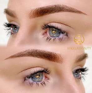 Eyebrow Tattoo result by Angela Beauty in Huntington Beach, CA