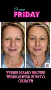 Eyebrow Tattoo result by Angela Maione Beauty in Shelton, CT
