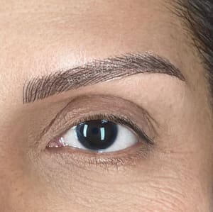 Eyebrow Tattoo result by Angela Rose Microblading and Permanent Makeup in Temecula, CA