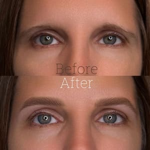 Eyebrow Tattoo result by Angela Uvarova. Onlybrows. Cape cod. Permanent Makeup Technologies in Hyannis, Massachusetts. in Hyannis, MA