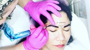 Eyebrow Tattoo result by Angels' Lounge Beauty Spa in Los Angeles, CA