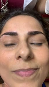 Eyebrow Tattoo result by Aniet Beauty Salón & Spa in Miami, FL
