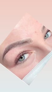 Eyebrow Tattoo result by Aniet Beauty Salón & Spa in Miami, FL