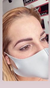 Eyebrow Tattoo result by Aniet Beauty Salón & Spa in Miami, FL