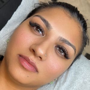 Eyebrow Tattoo result by Anna Eyelash - Eyebrow Microblading Ombre Brow Lip Blush Waxing Richmond Texas in Richmond, TX