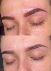 Eyebrow Tattoo result by Anna Lily Lashes in Flat Rock, MI