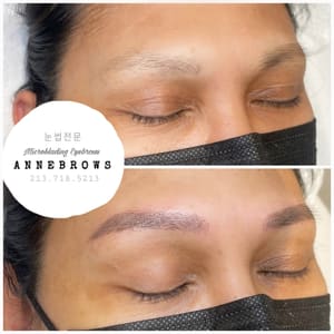 Eyebrow Tattoo result by Annebrows (엘에이 반영구) in Los Angeles, CA