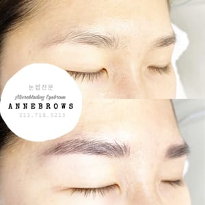 Eyebrow Tattoo result by Annebrows (엘에이 반영구) in Los Angeles, CA