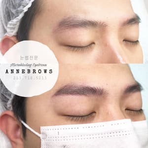 Eyebrow Tattoo result by Annebrows (엘에이 반영구) in Los Angeles, CA