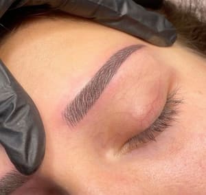 Eyebrow Tattoo result by Annel R Esthetics in Lakewood, CO