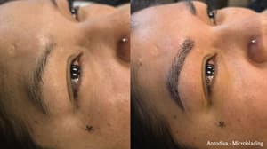 Eyebrow Tattoo result by Antodiva Lashes Spa in Seneca, SC