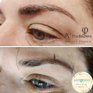 Eyebrow Tattoo result by Antodiva Lashes Spa in Seneca, SC