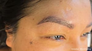 Eyebrow Tattoo result by Antodiva Lashes Spa in Seneca, SC