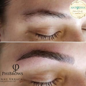 Eyebrow Tattoo result by Antodiva Lashes Spa in Seneca, SC
