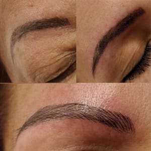Eyebrow Tattoo result by Antodiva Lashes Spa in Seneca, SC