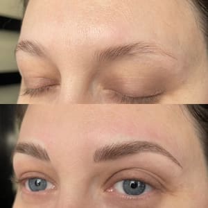 Eyebrow Tattoo result by Antoinette at The Beauty Loft in Crown Point, IN