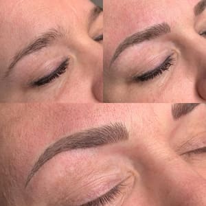 Eyebrow Tattoo result by Antoinette at The Beauty Loft in Crown Point, IN