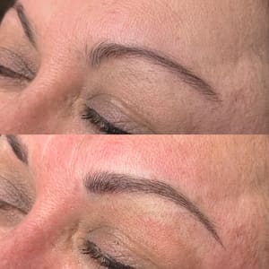 Eyebrow Tattoo result by Antoinette at The Beauty Loft in Crown Point, IN