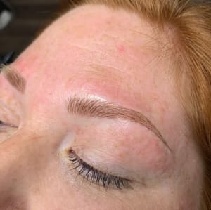 Eyebrow Tattoo result by Antoinette at The Beauty Loft in Crown Point, IN