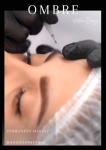 Eyebrow Tattoo result by Antonio Baroque Permanent Makeup in Las Vegas, NV